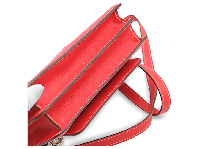 Borsa a Spalla Hermès Roulis Rosso - vista 4