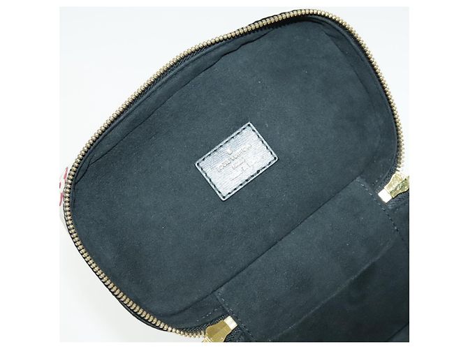 LOUIS VUITTON Monogram Game On Vanity PM Borsa a Mano Bianca M57458 LV Auth 95384SA Bianco - vista 25