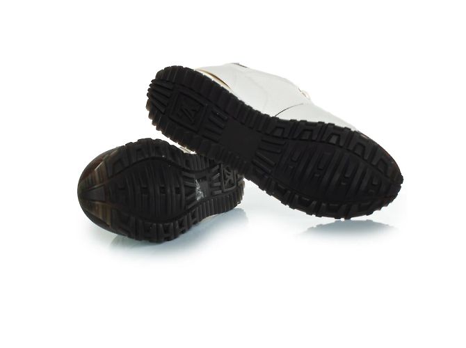 Ledertrainingsschuhe Run Away von Louis Vuitton Braun Weiß - Ansicht 7