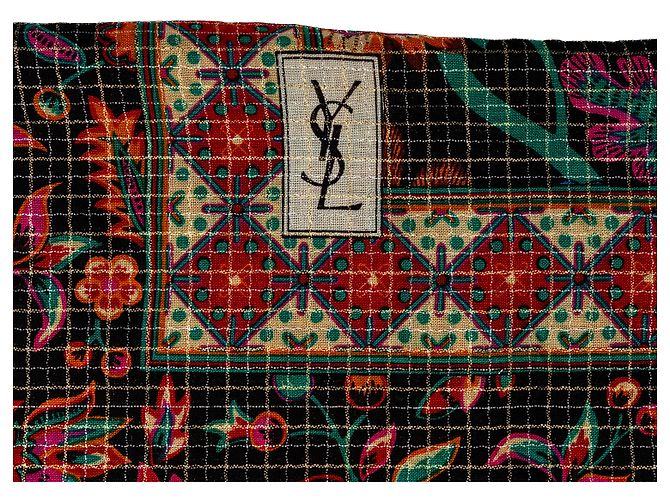 Sciarpa Paisley Yves Saint Laurent Multicolore - vista 3