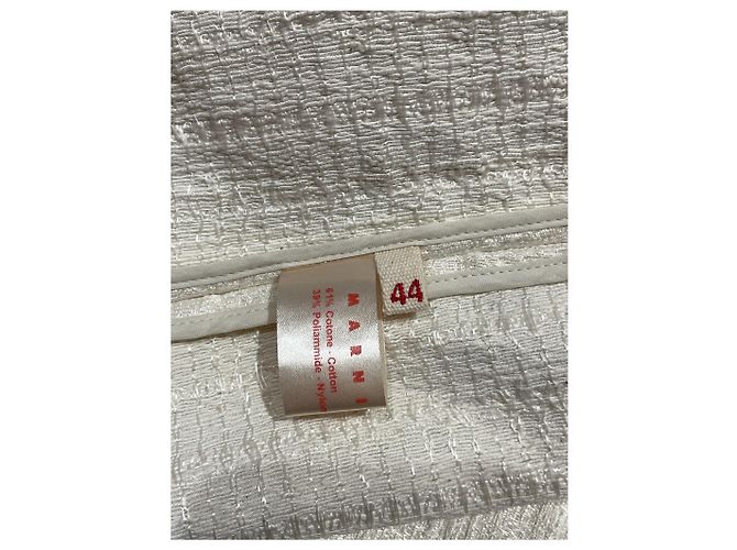 MARNI Chaquetas T.International L Algodón Beige - vista 4