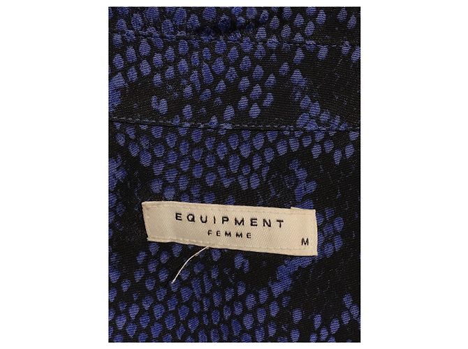 Equipment EQUIPO Tops T.Internacional M Seda Azul - vista 3