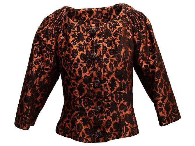 CAROLINA HERRERA Jacken T.US 6 Synthetisch Orange - Ansicht 2