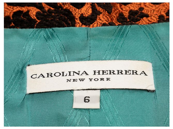 CAROLINA HERRERA Jacken T.US 6 Synthetisch Orange - Ansicht 6