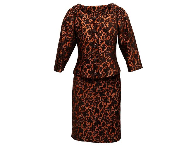 CAROLINA HERRERA Jacken T.US 6 Synthetisch Orange - Ansicht 8