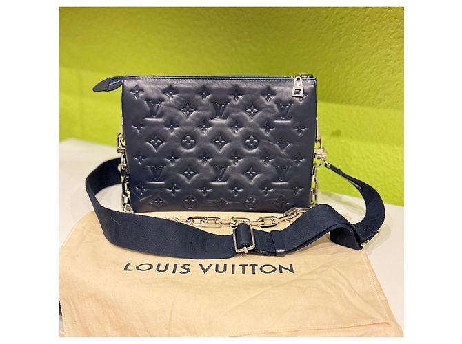 Borsa Louis Vuitton Coussin PM - Blu Navy - Come Nuova! - vista 2