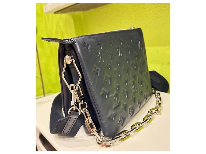 Borsa Louis Vuitton Coussin PM - Blu Navy - Come Nuova! - vista 5