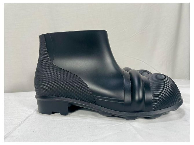 Loewe Knöchelregenstiefel aus schwarzem Gummi - Ansicht 10
