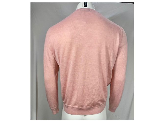 Ermenegildo Zegna Pullover aus rosa Kaschmir Braun Pink - Ansicht 2
