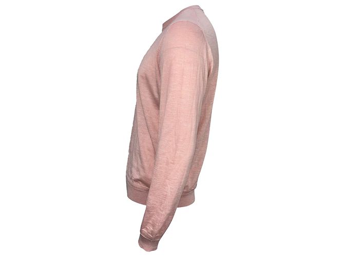 Ermenegildo Zegna Pullover aus rosa Kaschmir Braun Pink - Ansicht 5