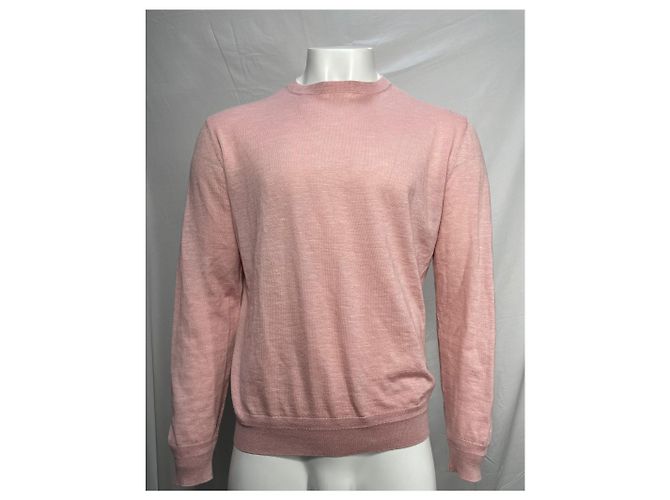 Ermenegildo Zegna Pullover aus rosa Kaschmir Braun Pink - Ansicht 7