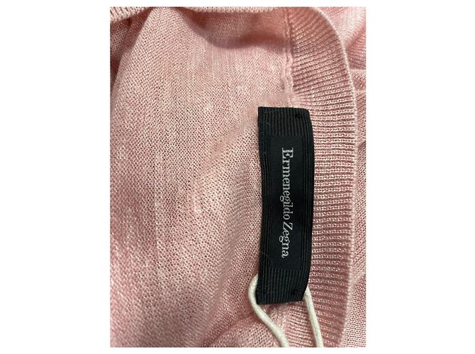 Ermenegildo Zegna Pullover aus rosa Kaschmir Braun Pink - Ansicht 8