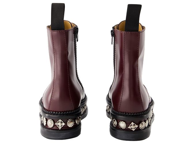 Botas Aj1287 - Toga Pulla - Cuero - Burdeos Roja - vista 3