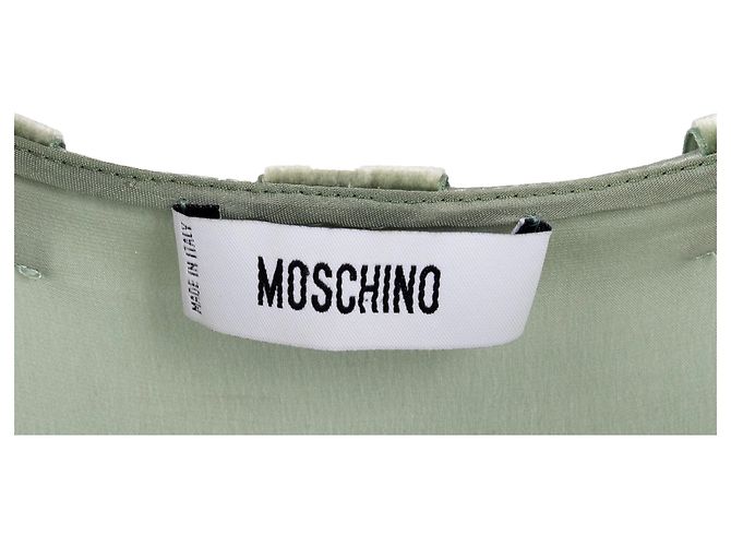 Moschino Perlen V-Ausschnitt Kleid - 2000er Grün - Ansicht 6