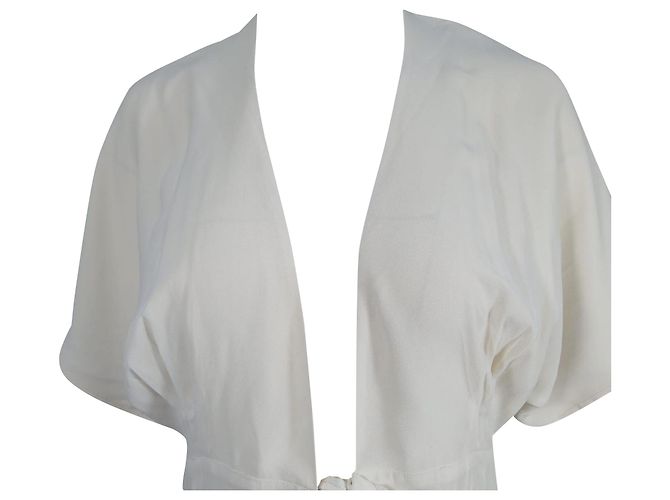 Abito Maxi Winslow di Reformation in Viscosa Bianca Bianco - vista 4