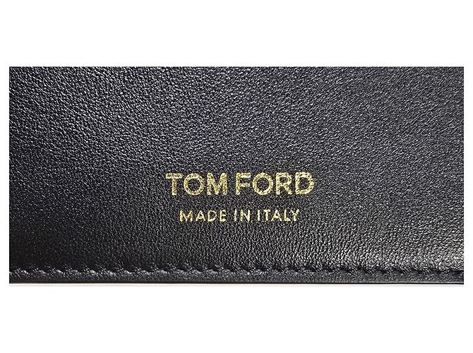 Tom Ford Cardholder with Lanyard in Black Leather - view 13