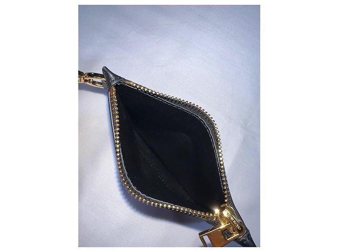 Tom Ford Cardholder with Lanyard in Black Leather - view 15