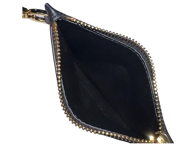Tom Ford Cardholder with Lanyard in Black Leather - view 7