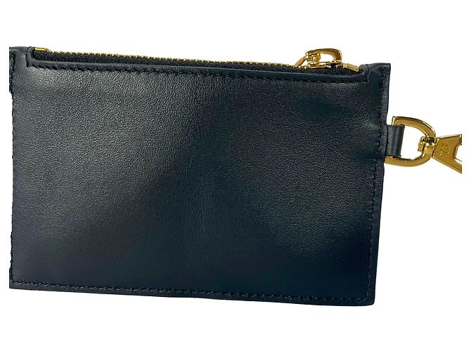 Tom Ford Cardholder with Lanyard in Black Leather - view 8
