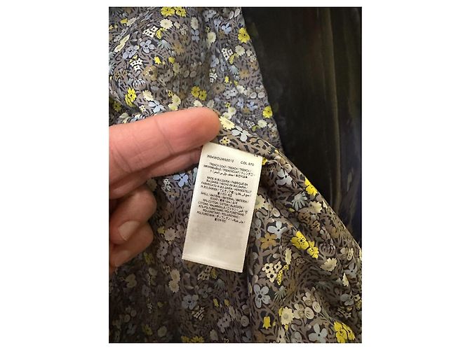 Bonpoint trench coat Garbo azul marino - vista 11