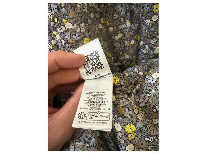 Bonpoint trench coat Garbo azul marino - vista 12