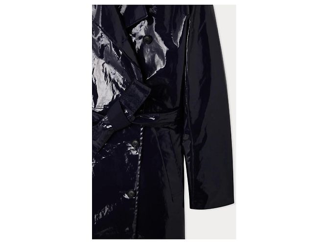 Bonpoint trench coat Garbo azul marino - vista 3