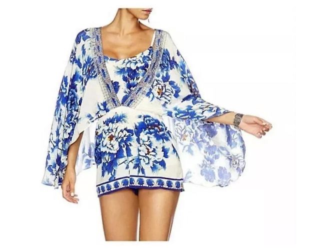 Mono Camilla Ring Of Roses con capa talla S Azul - vista 2