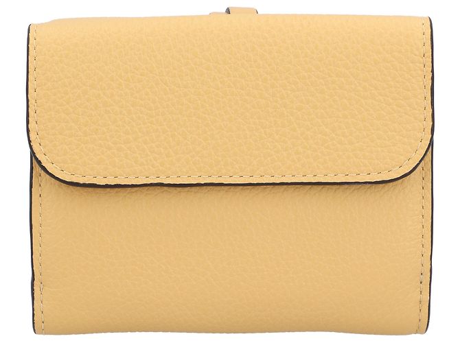 Portafoglio Chloé Tri-Fold Alphabet Giallo - vista 3