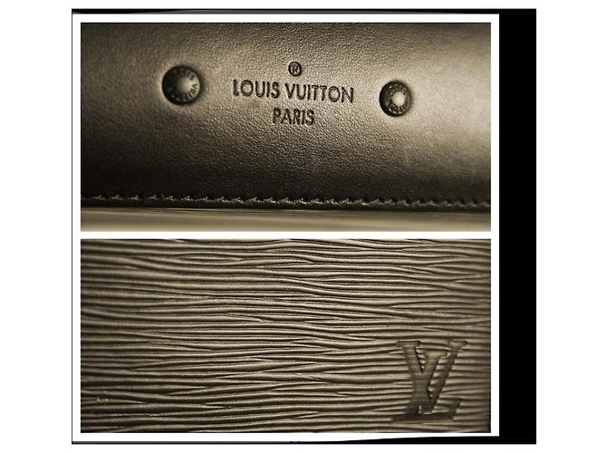 Laguito Borsa Louis Vuitton Box Messenger in pelle Epi nera Nero - vista 6