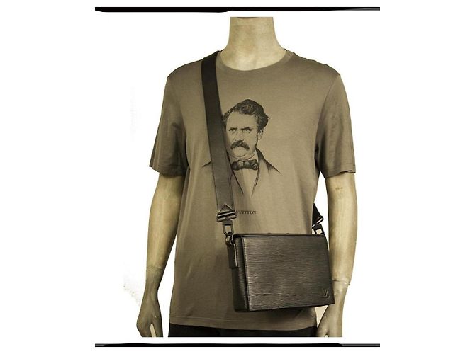 Laguito Borsa Louis Vuitton Box Messenger in pelle Epi nera Nero - vista 7
