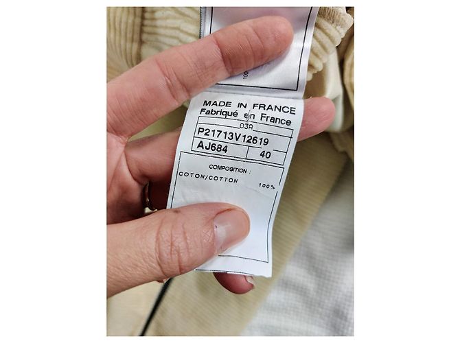 Pantalones Chanel Crudo - vista 11