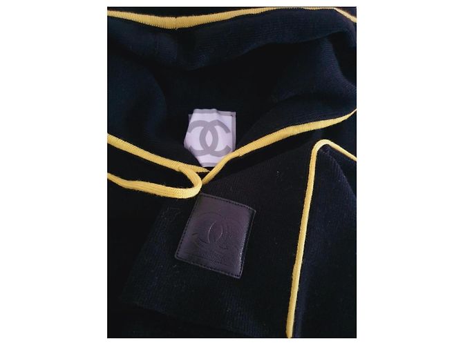 Chanel Hoodie schwarz grün Wolle - Ansicht 3