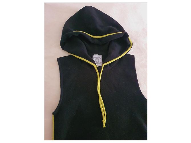 Chanel Hoodie schwarz grün Wolle - Ansicht 6