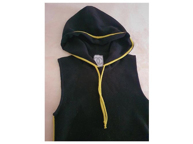 Chanel Hoodie schwarz grün Wolle - Ansicht 9