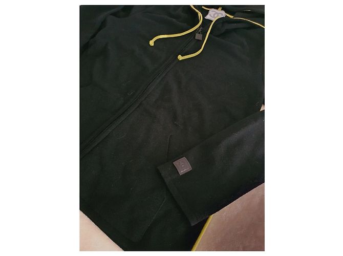Sudadera de lana Chanel Negro Verde - vista 12