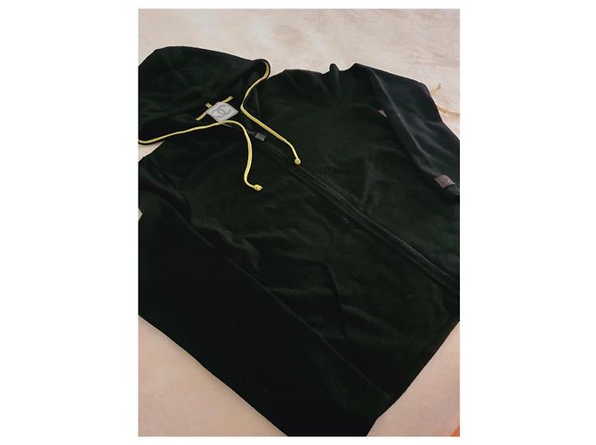 Sudadera de lana Chanel Negro Verde - vista 13