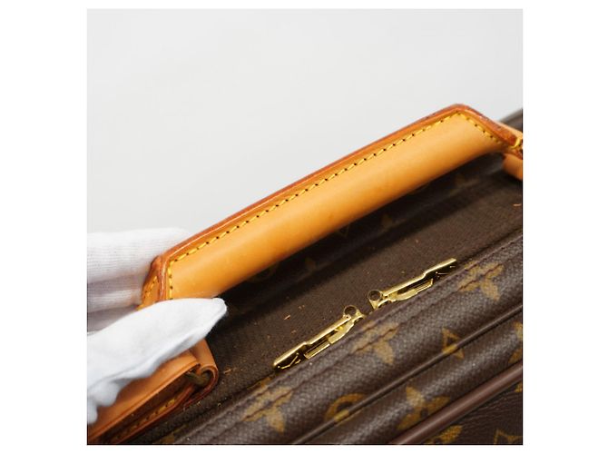 Borsa Boston Monogram Satellite 65 Louis Vuitton Marrone - vista 13