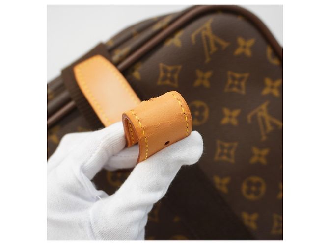 Borsa Boston Monogram Satellite 65 Louis Vuitton Marrone - vista 7