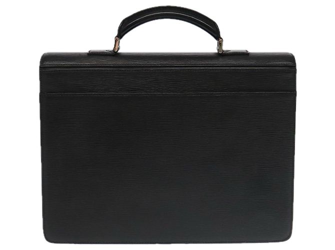 LOUIS VUITTON Borsa da lavoro Epi Laguito Nera M54552 LV Auth ep6070 Nero - vista 2