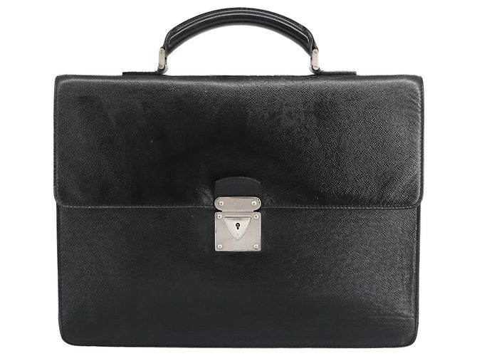 LOUIS VUITTON Borsa da lavoro Taiga Laguito Ardoise M31092 LV Auth bs19355 Grigio - vista 13