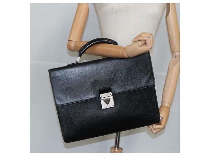 LOUIS VUITTON Borsa da lavoro Taiga Laguito Ardoise M31092 LV Auth bs19355 Grigio - vista 24