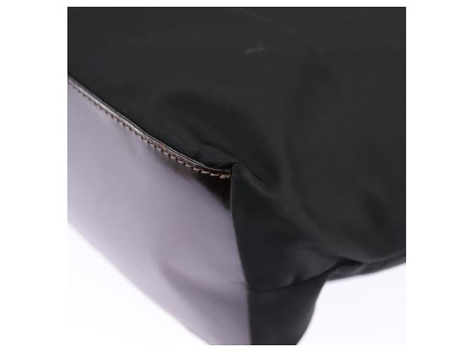 Borsa a mano FENDI in nylon nero Auth ep6199 - vista 16