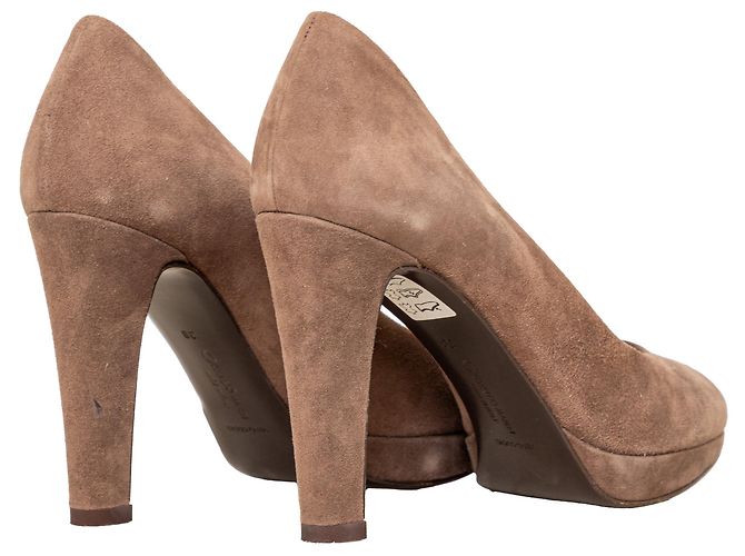 Autre Marque Pumps in suede Osvaldo Martini Marrone - vista 2