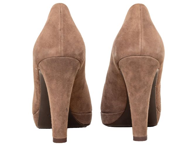 Autre Marque Pumps in suede Osvaldo Martini Marrone - vista 6
