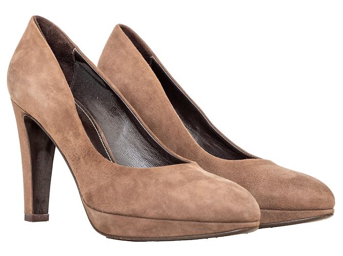 Autre Marque Pumps in suede Osvaldo Martini Marrone - vista 7
