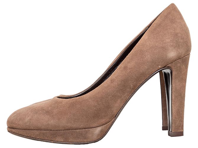 Autre Marque Pumps in suede Osvaldo Martini Marrone - vista 8