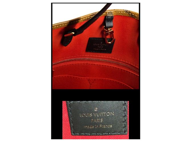 Louis Vuitton OnTheGo Tote Reverse Monogram Giant MM Marrone - vista 8