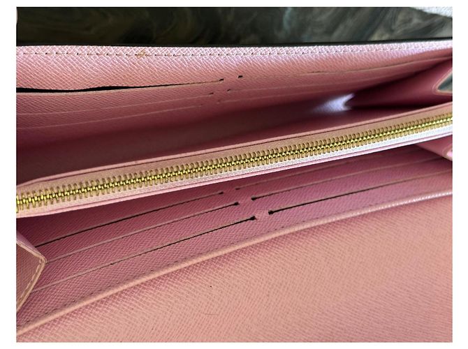 Louis Vuitton Monogram Canvas Illustre Transatlantic Sarah Wallet Pink Brown - view 5