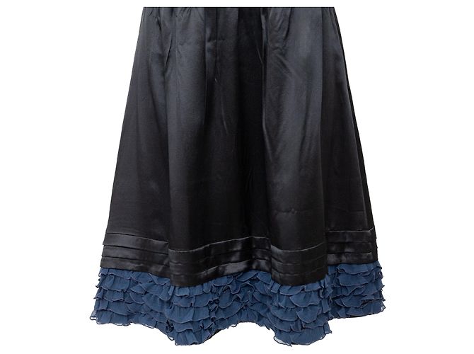 Vestido de seda Moschino Cheap and Chic Negro - vista 4