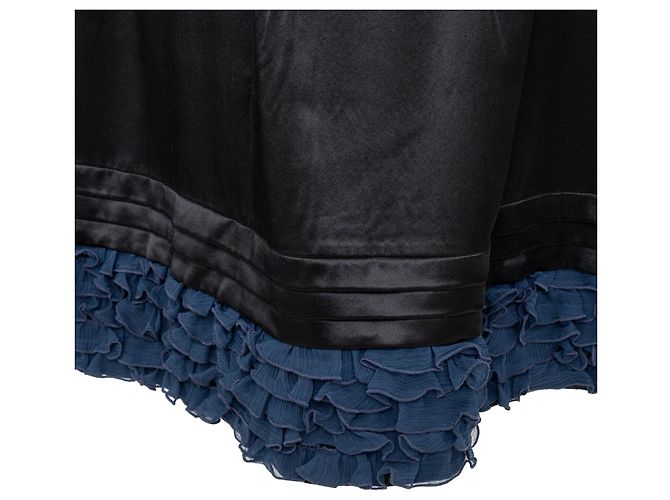 Vestido de seda Moschino Cheap and Chic Negro - vista 6